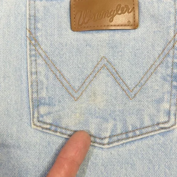 Wrangler Jeans Men's 33x34 Fits 32x33 Blue 936GBH Cowboy Cut Slim Denim Western - Picture 5 of 11